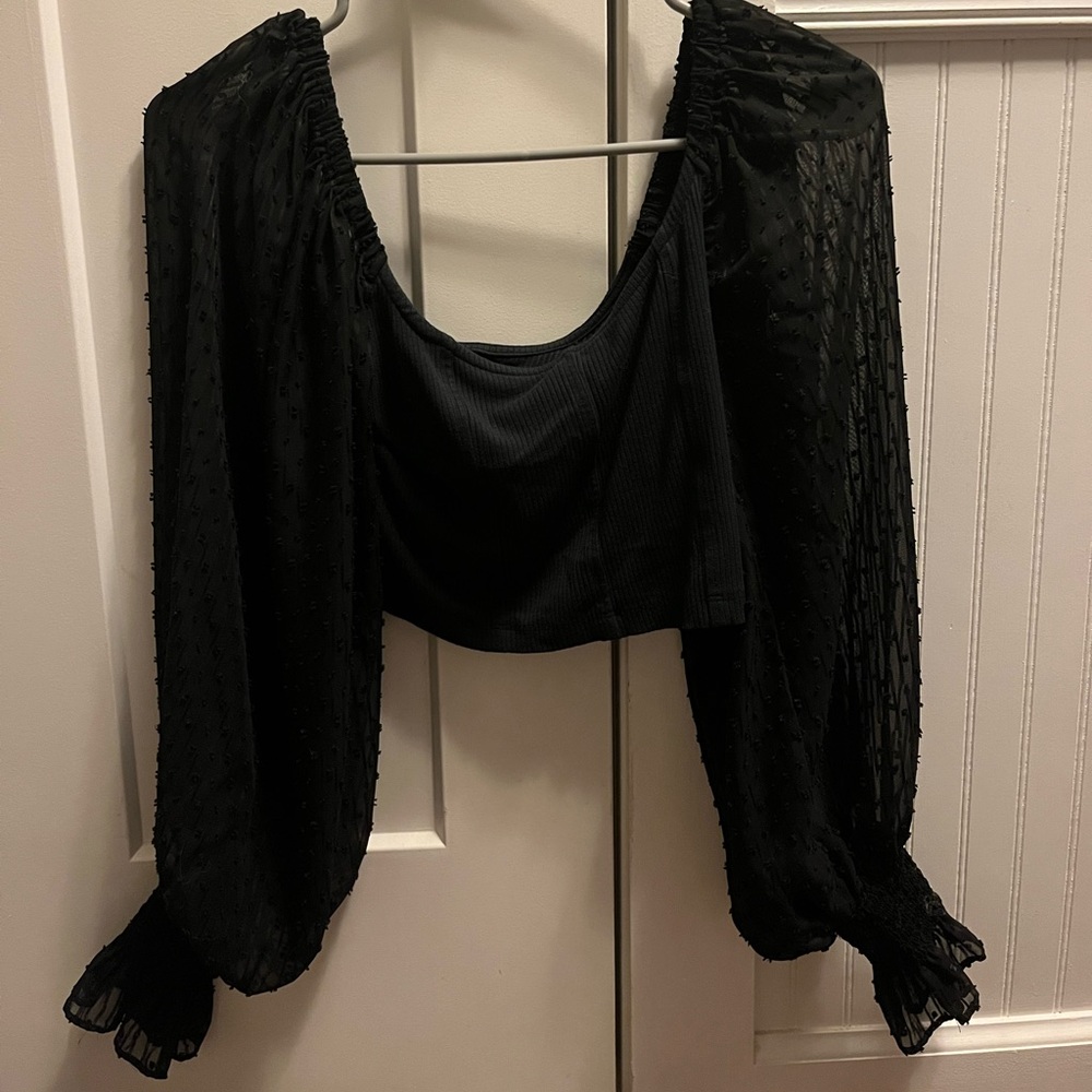 Princess Polly mesh long sleeve top
